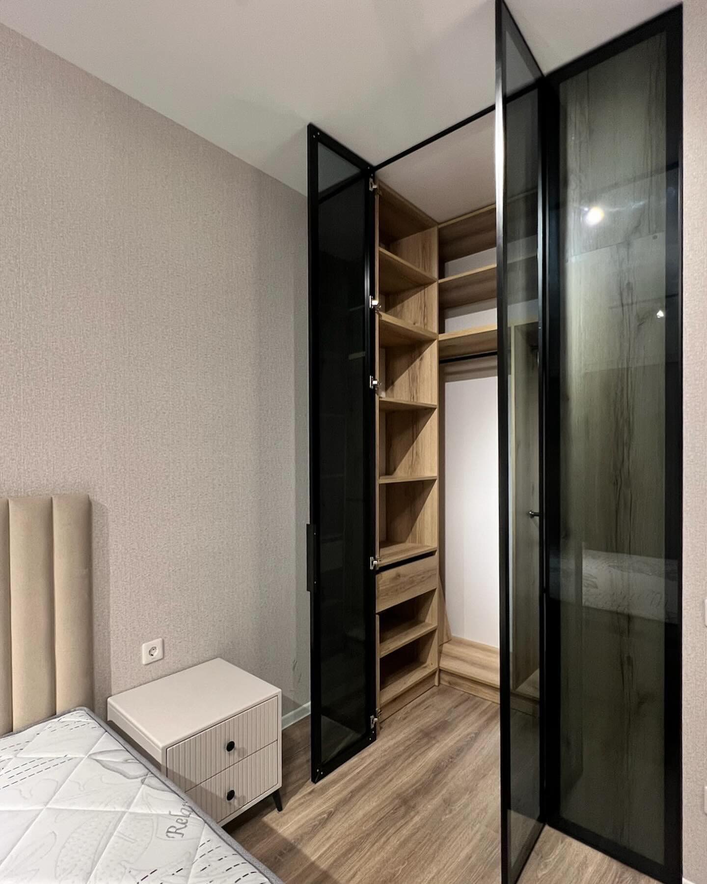 Open Wardrobe View in Bedroom